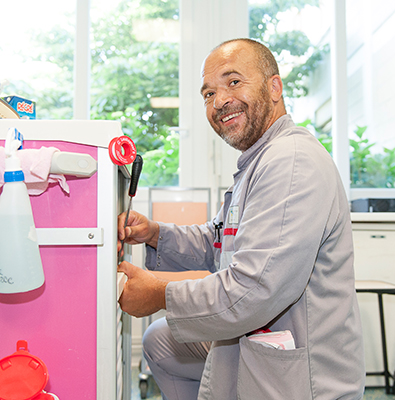 Professionnel des services techniques à l'hôpital de Boucicaut